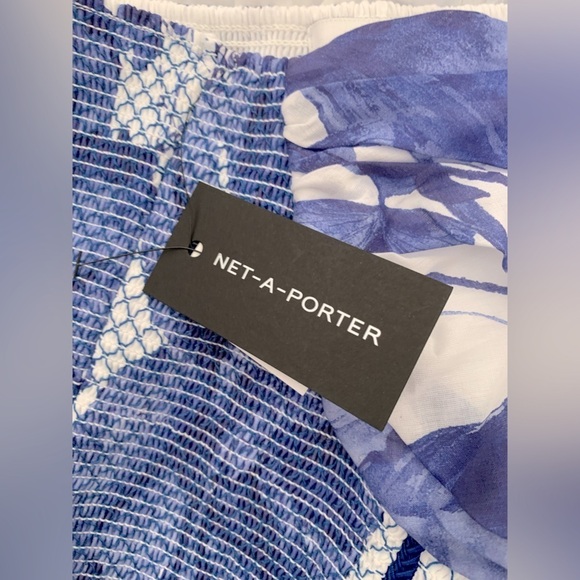 Charo Ruiz GUEILY SHORT DRESS blue and white NWT - Picture 10 of 11